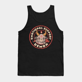 Emotional Support Demon - Funny Evil Baphomet Gift Tank Top